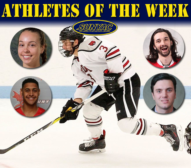 SUNYAC announces weekly basketball and ice hockey honors