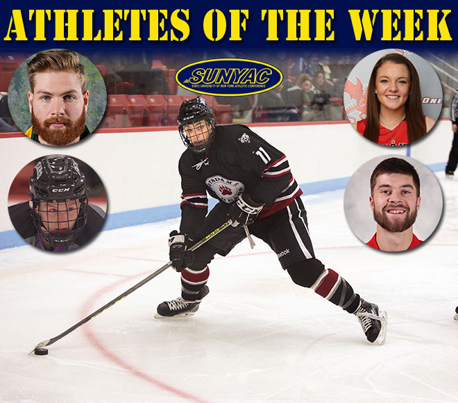 Basketball and Ice Hockey Athletes of the Week named