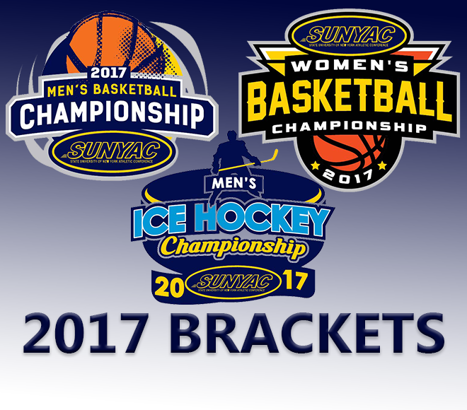 Basketball and ice hockey brackets set