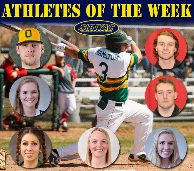 SUNYAC picks first 2017 spring athletes of the week