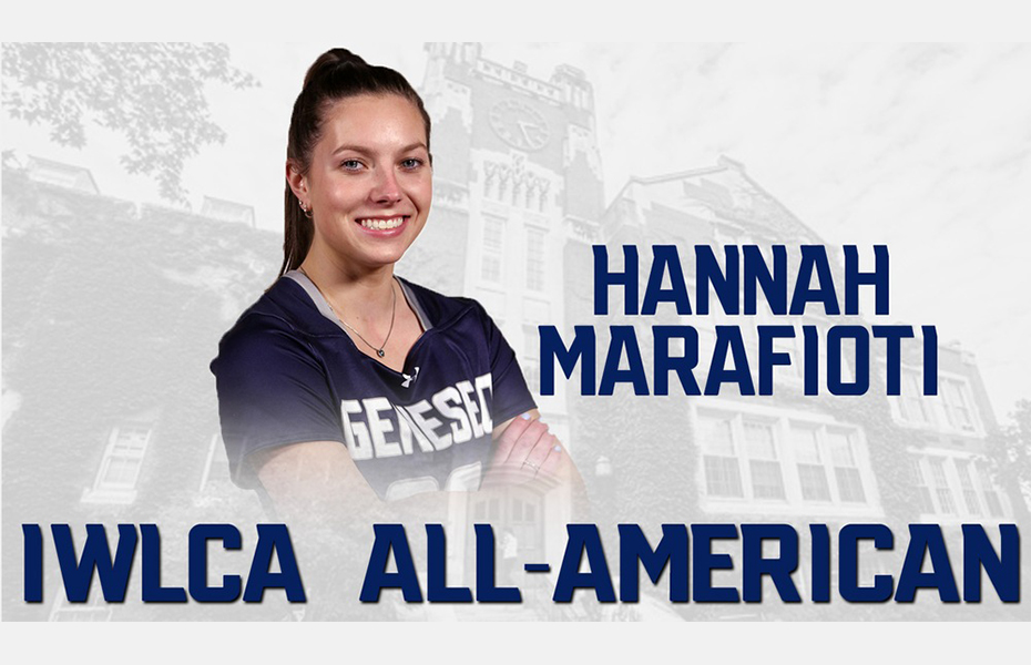 Geneseo's Marafioti Named IWLCA Second-Team All-American