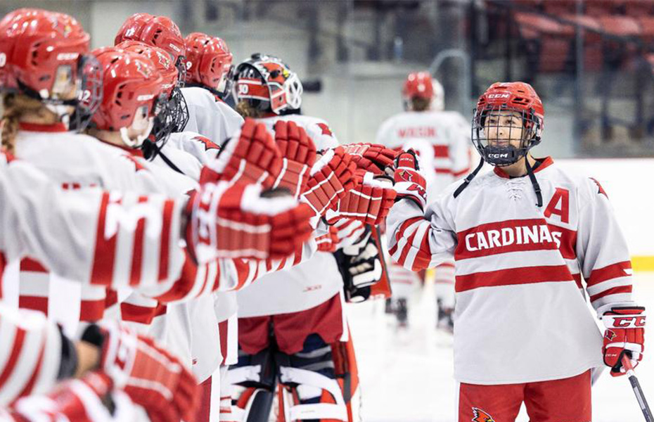 Masotta Scores Four Goals to Lead Plattsburgh Women's Ice Hockey to SUNYAC Semifinal Win Over Morrisville