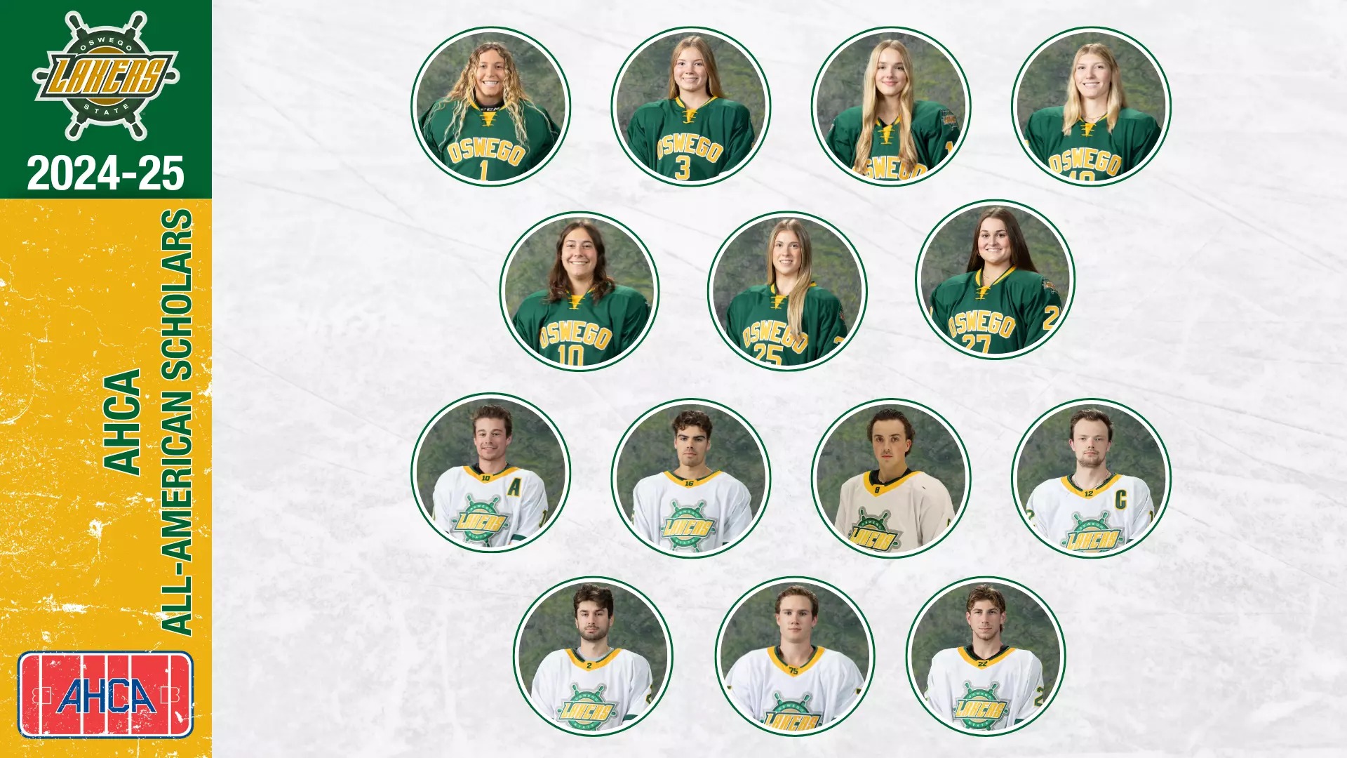 14 Lakers Named AHCA All-American Scholars for the 2024-25 Season