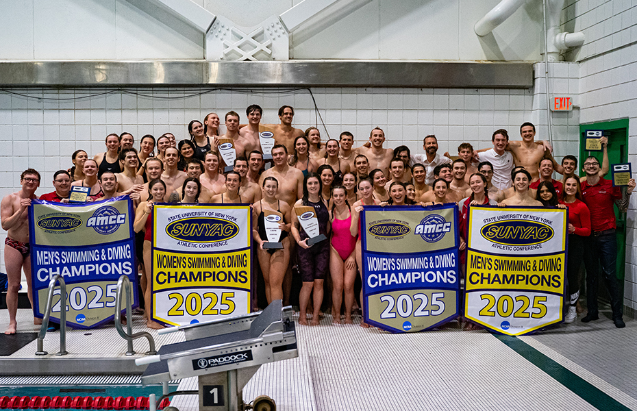 Cortland Wins 2025 SUNYAC-AMCC Men's Swimming & Diving Championship