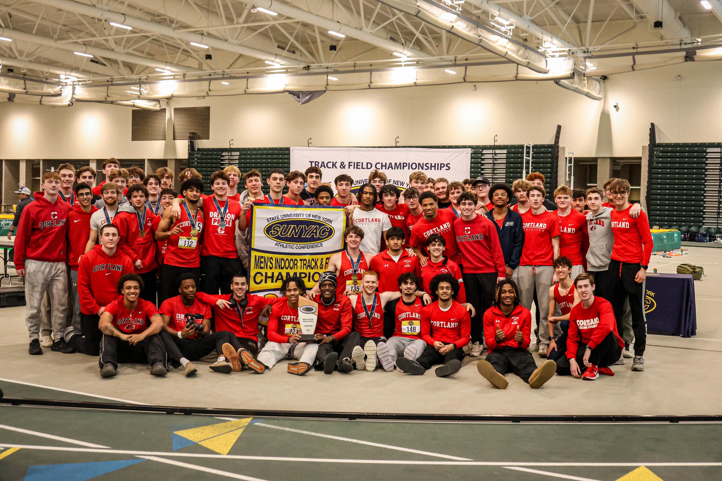 Cortland Repeats as SUNYAC Men's Indoor Track & Field Team Champions