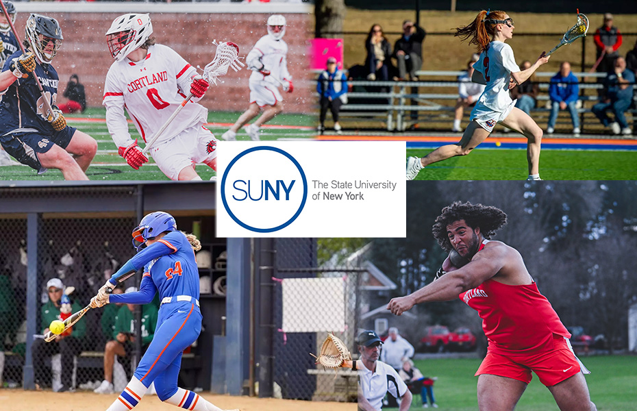 Four SUNYAC Student-Athletes Honored with Spring SUNY Scholar Athlete of the Year