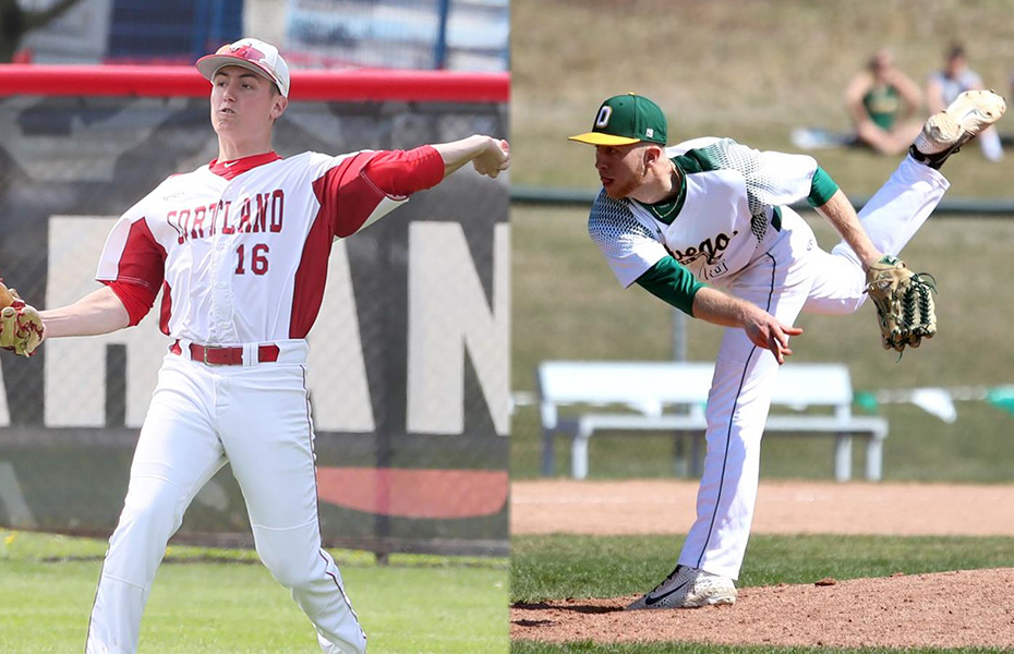 Giordano and Van Fossen Tabbed PrestoSports Baseball Athletes of the Week