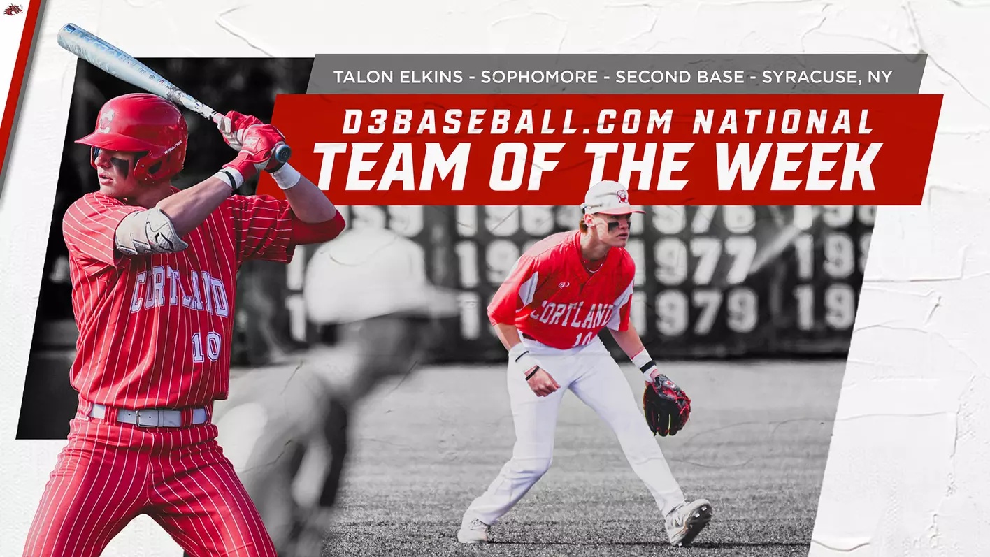 Talon Elkins Named to D3baseball.com National Team of the Week