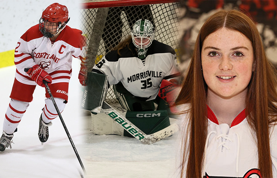 Donegan, Jones and Mahoney Take SUNYAC Women's Ice Hockey First-Ever Weekly Honors