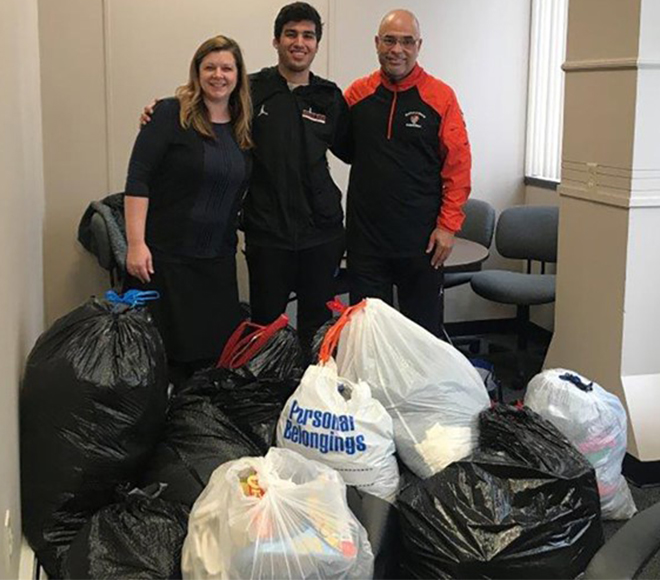 Buffalo State men's basketball aids in on-going relief efforts for Puerto Rico
