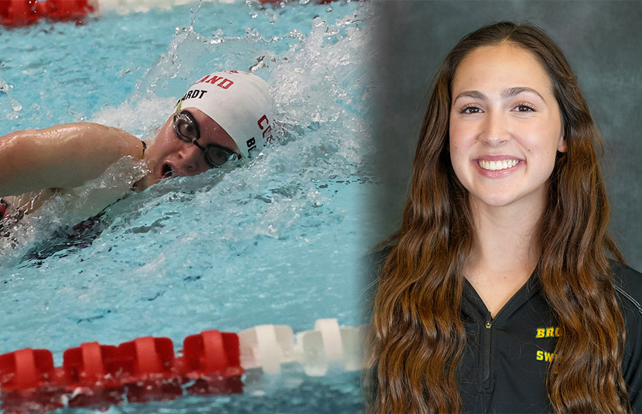 Bernhardt and Russ Tabbed SUNYAC Women's Swimmer and Diver of the Week
