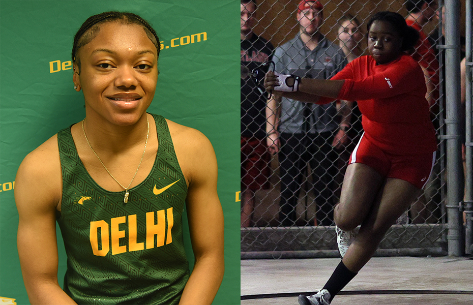 Johnson and Ndukwu Tabbed SUNYAC Women's Indoor Track and Field Athletes of the Week