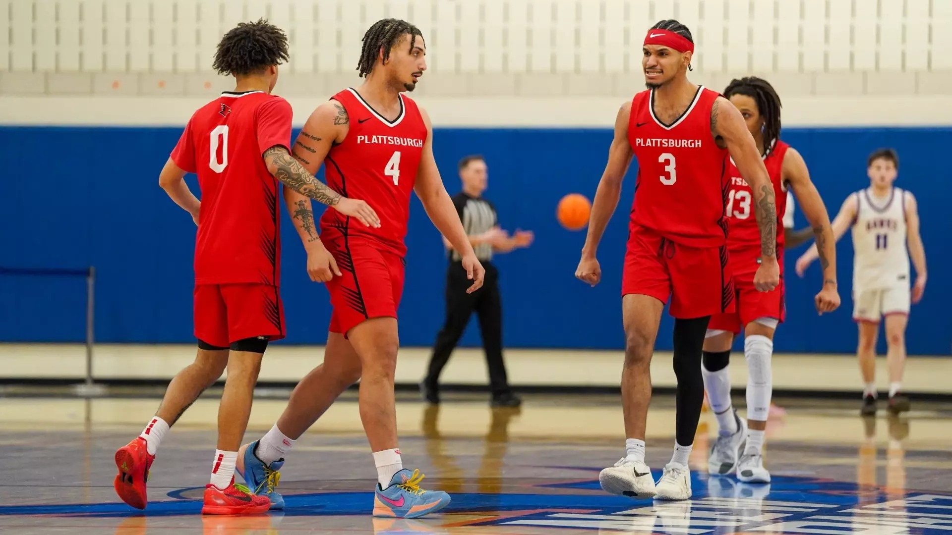 Fifth-Seeded Plattsbsurgh Men&rsquo;s Basketball Upsets Fourth-Seeded New Paltz 97-88 in Overtime in SUNYAC First Round