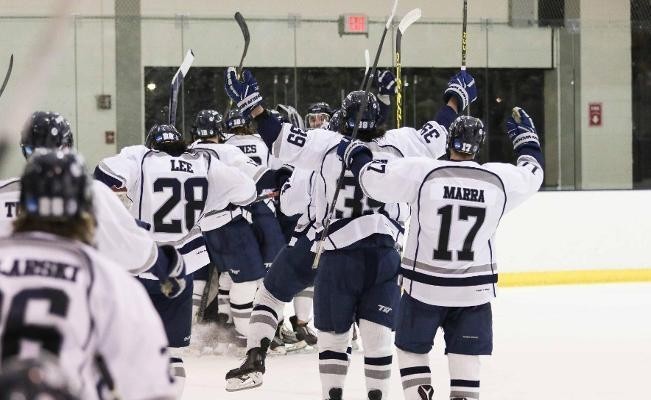 GENESEO MEN'S ICE HOCKEY ADVANCES TO NCAA FROZEN FOUR WITH 2-1 WIN OVER WILLIAMS