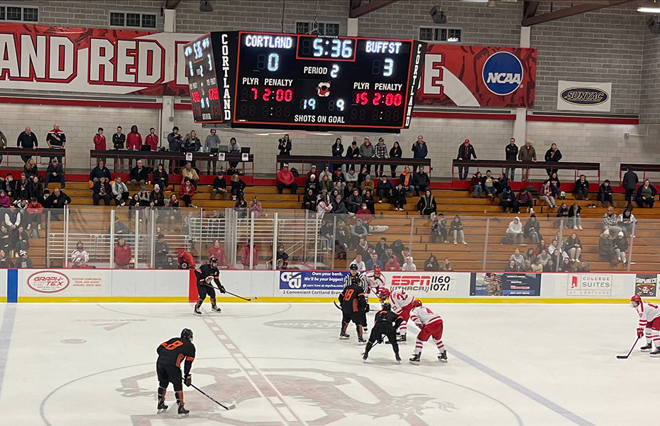 Geneseo and Buffalo State advance to SUNYAC Men's Ice Hockey Semifinals