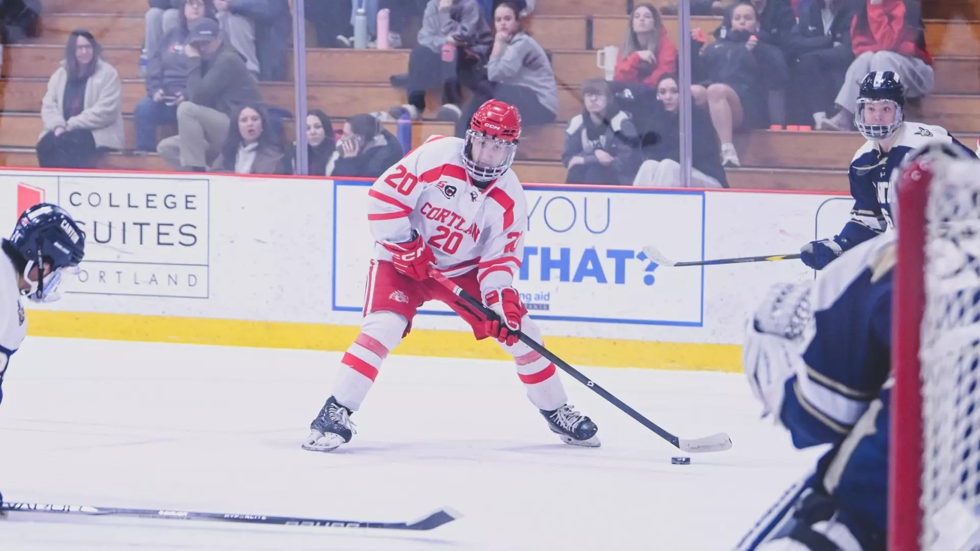 Cortland Wins 2-0 Over Canton in SUNYAC Men's Ice Hockey Quarterfinals