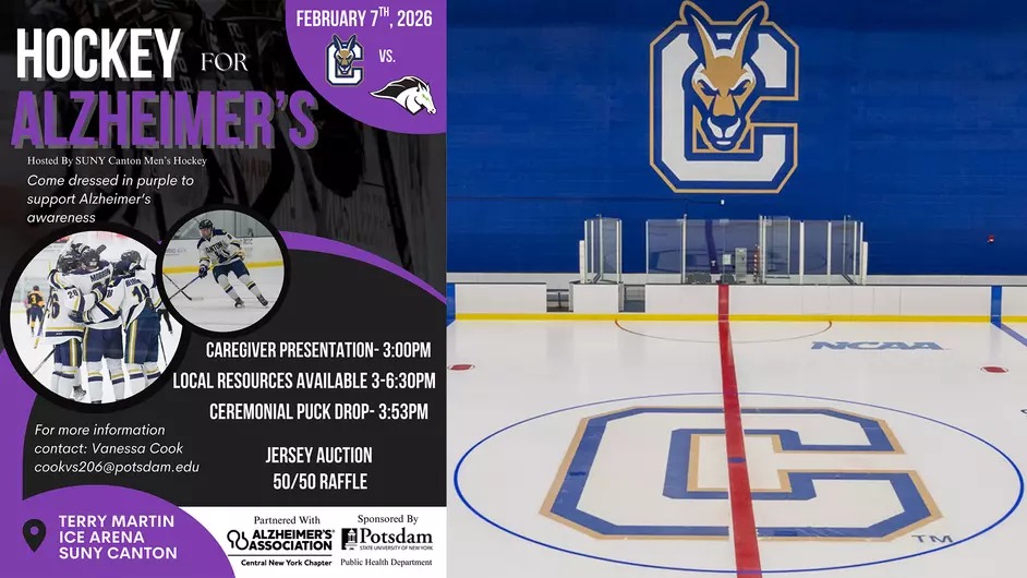 Canton Men&rsquo;s Hockey Hosts Alzheimer&rsquo;s Awareness Game