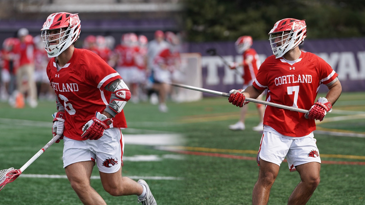Rothman and Lembo of Cortland Earn SUNYAC Men's Lacrosse Weekly Honors
