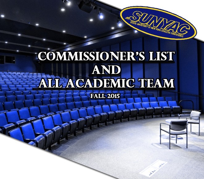 SUNYAC HONORS FALL STUDENT-ATHLETES FOR ACADEMIC ACHIEVEMENTS