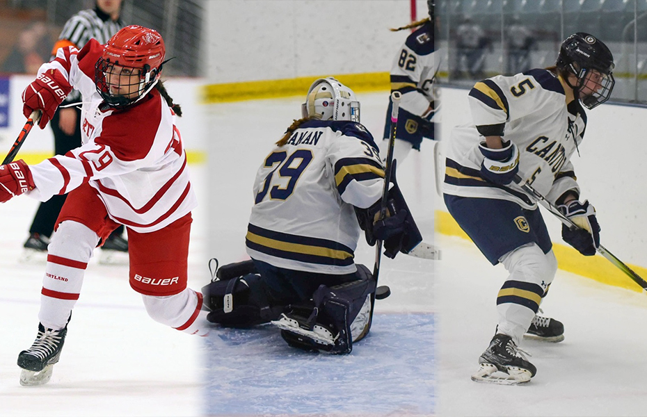 Persinger, Seaman and Bickford Named SUNYAC Women's Ice Hockey Athletes of the Week