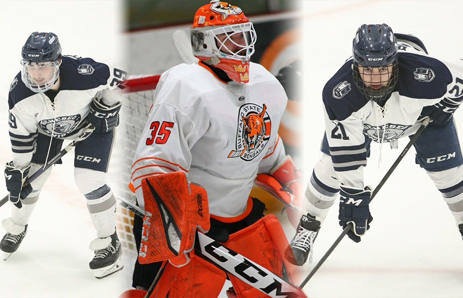 Fensterstock, Norrman and Dameski Take SUNYAC Ice Hockey Weekly Honors