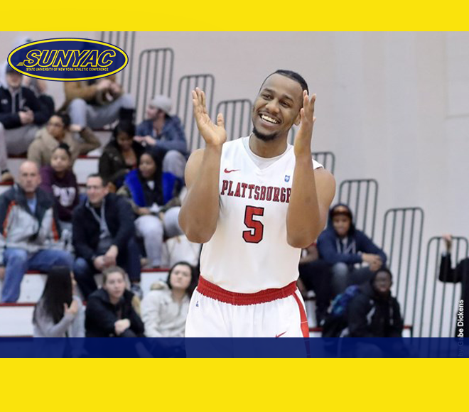 Plattsburgh's Patron earns SUNYAC Men's Basketball Athlete of the Week