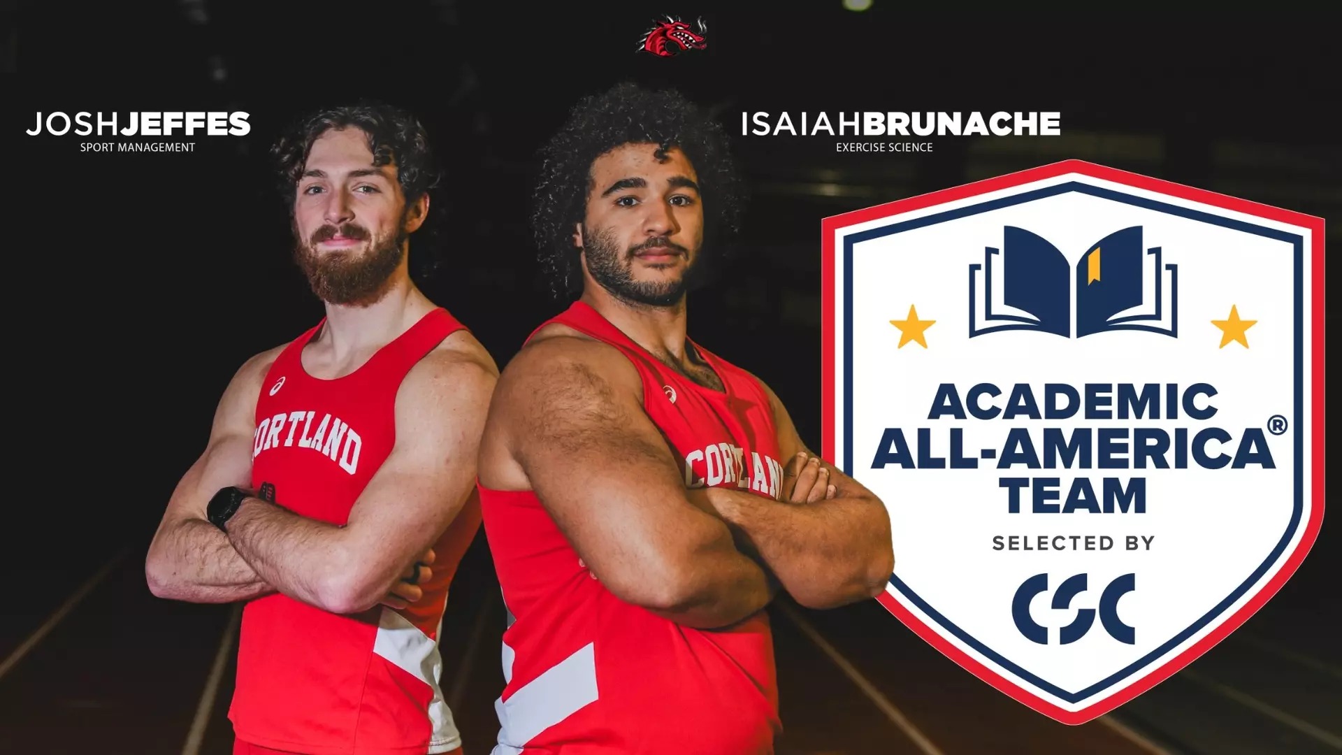 Isaiah Brunache and Josh Jeffes Named First Team CSC Track and Field/XC Academic All-Americans