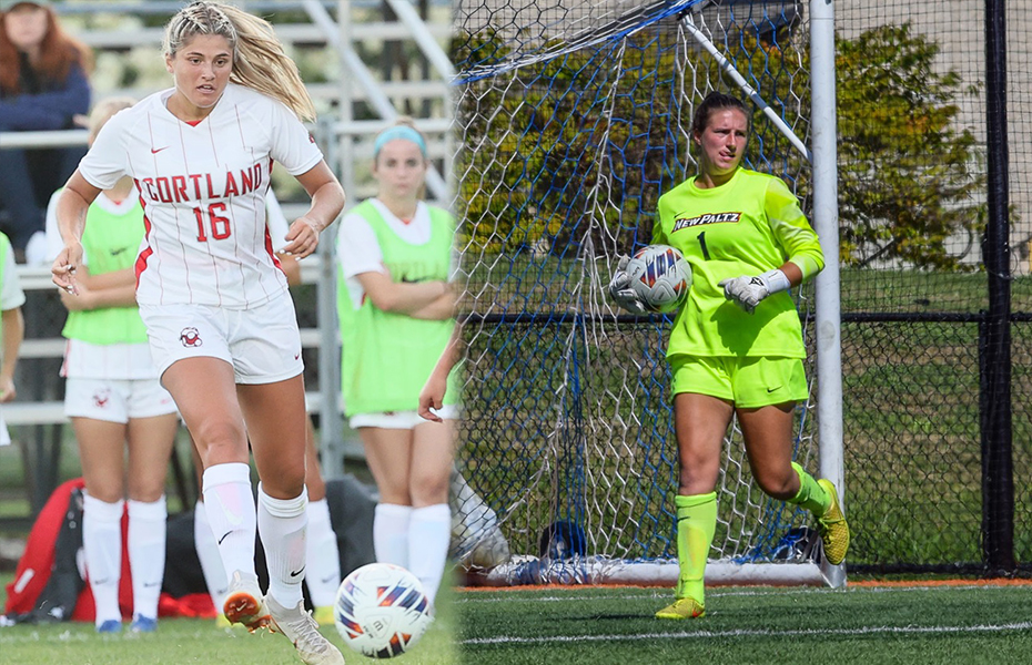 Galluzzo and Franklin Named SUNYAC Women's Soccer Athletes of the Week