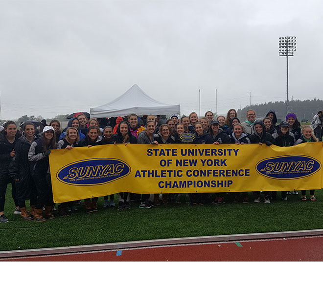 Geneseo wins 2017 SUNYAC women's track & field championship