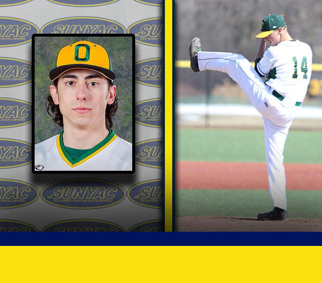 Weekly SUNYAC baseball awards announced