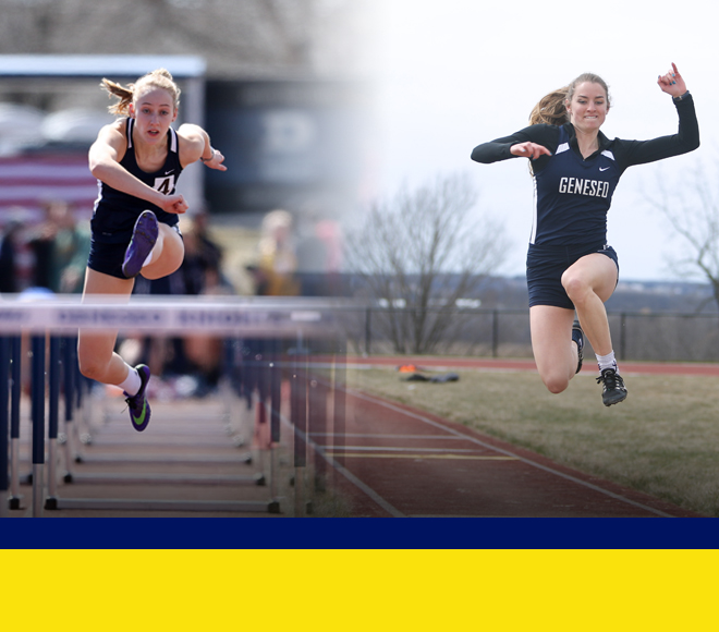 Geneseo sweeps first women's outdoor T&F weekly awards of the season