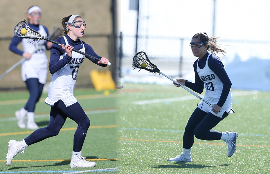 Geneseo's Marafioti and Rowell earn PrestoSports Women's Lacrosse Weekly Awards