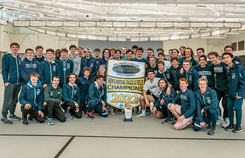 Geneseo Wins 2022 Men's Indoor Track & Field Championship