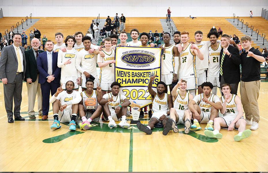 Oswego captures 2022 men's basketball conference crown
