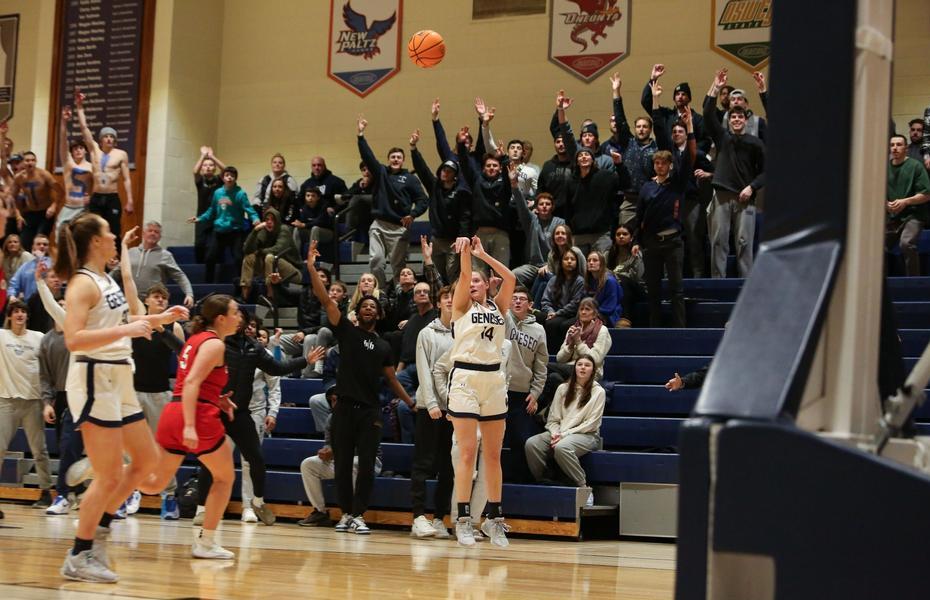 Stockman's Three Sends Geneseo Women's Basketball To SUNYAC Title Game
