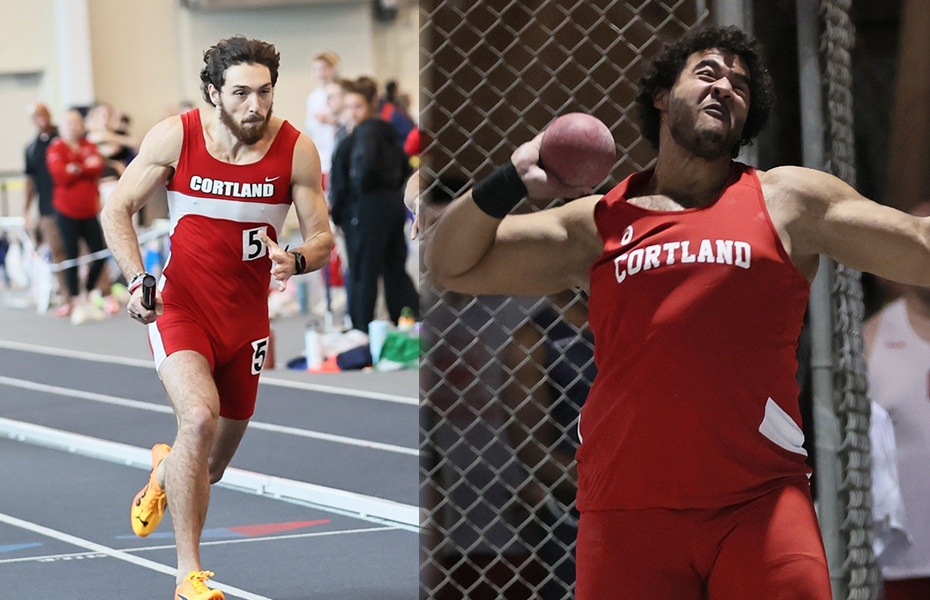 Cortland&rsquo;s Jeffes and Brunache Named SUNYAC Men&rsquo;s Indoor Track and Field Athletes of the Week