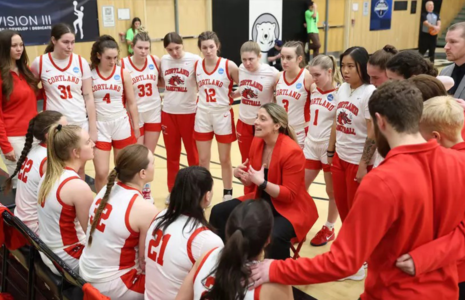 Cortland Loses Tight Battle at Undefeated and #2 Bowdoin in NCAA Women's Basketball Second Round