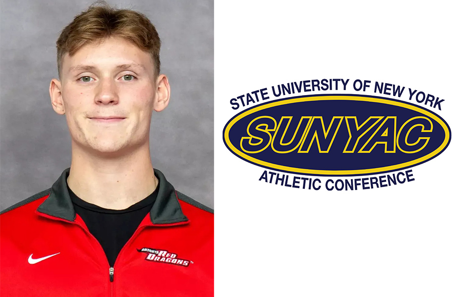 Calvin HItzschke Named SUNYAC Men's Swimmer of the Week