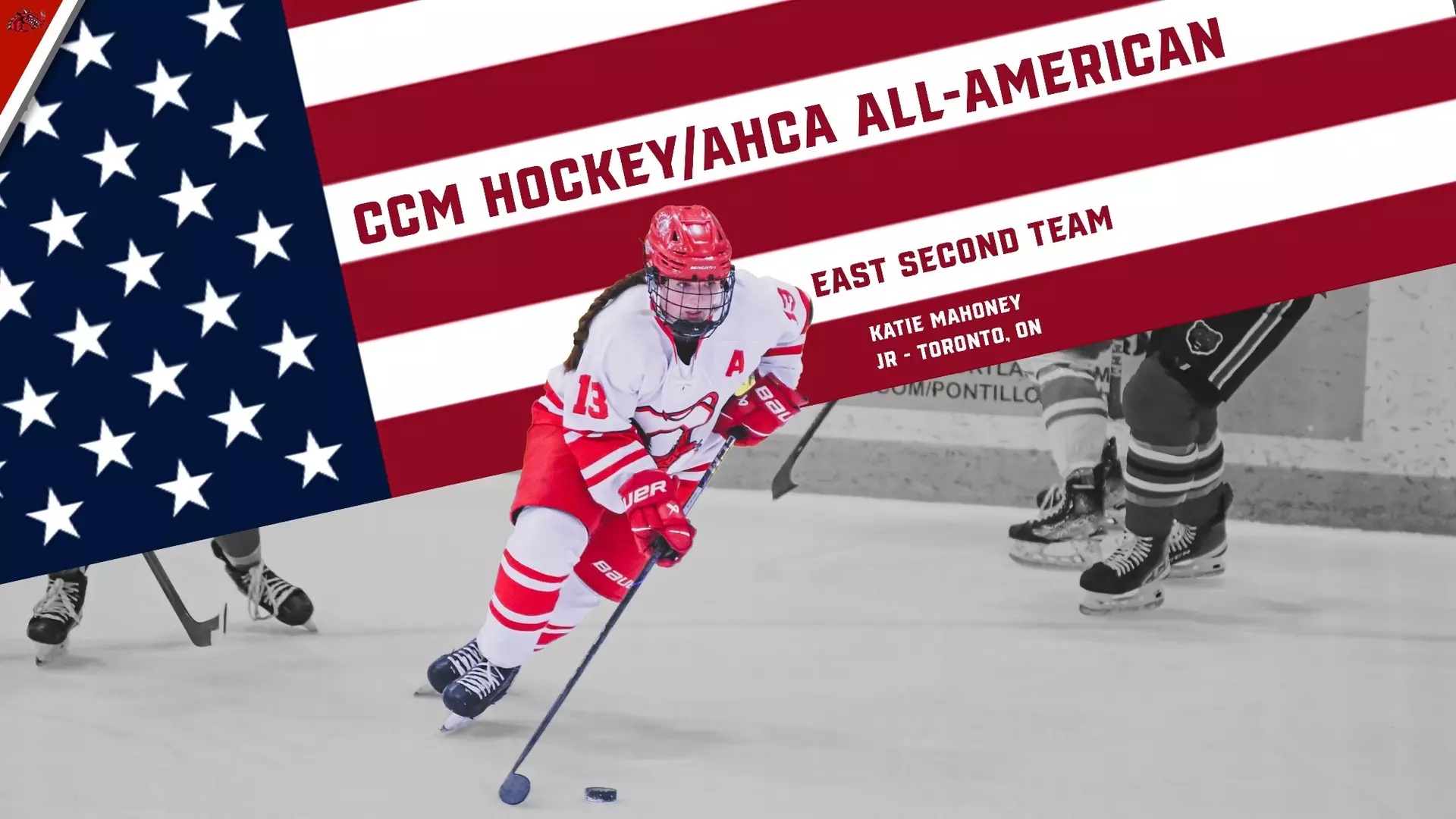 Katie Mahoney Named Cortland's First-Ever Women's Hockey All-American