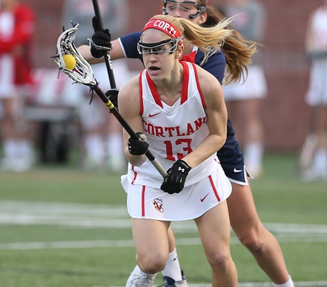 CORTLAND WOMEN'S LACROSSE DEFEATS POMONA-PITZER, 21-7, IN NCAA THIRD ROUND