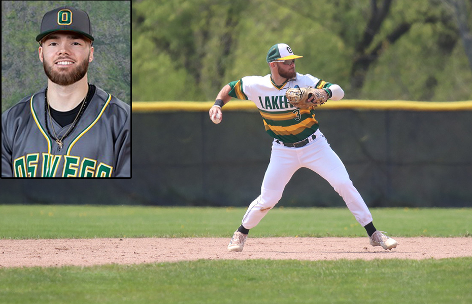 Enos Named 2022 SUNYAC Baseball Scholar Athlete of the Year