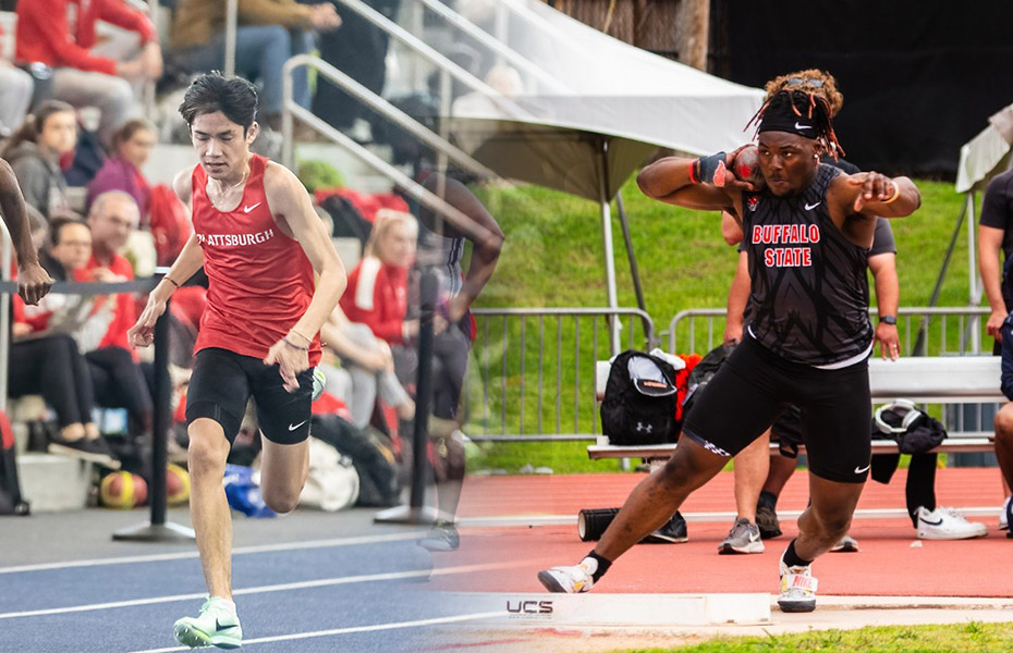 Cypress and Goodman Tabbed SUNYAC Men's Outdoor Track and Field Athletes of the Week