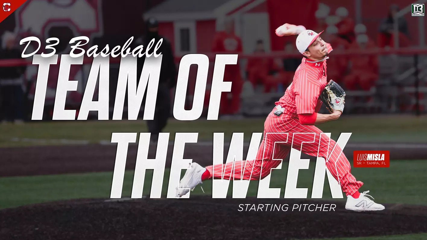 Cortland's Luis Misla Named to D3baseball.com National Team of the Week