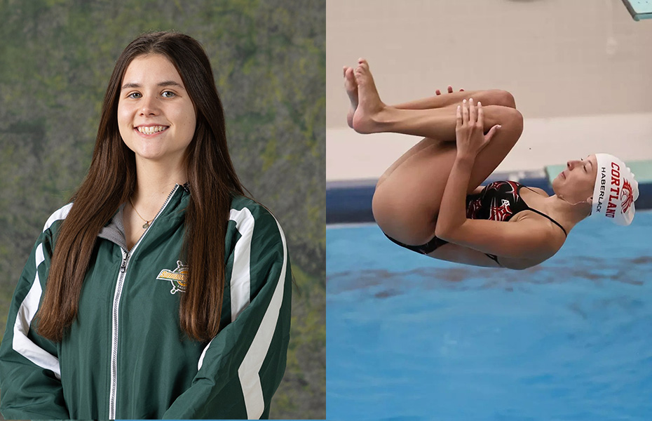 Dague and Haberlack Take SUNYAC Women's Swimmer and Diver of the Week Honors