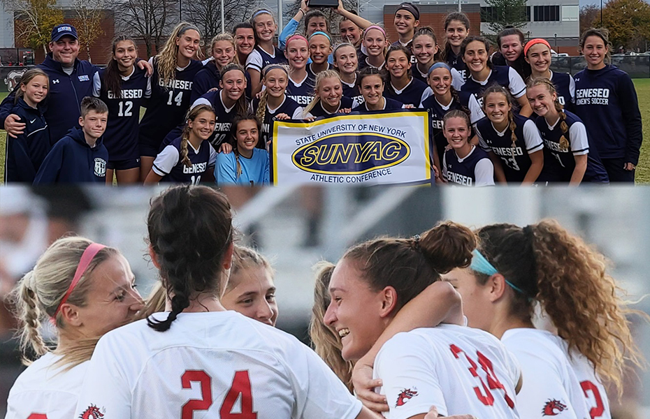 Cortland and Geneseo Tie for Top Spot in 2023 SUNYAC Women's Soccer Preseason Poll