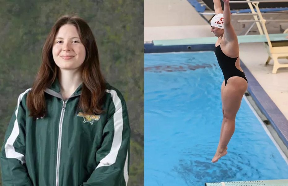 Laferriere and Matthes Named SUNYAC Women's Swimmer and Diver of the Week