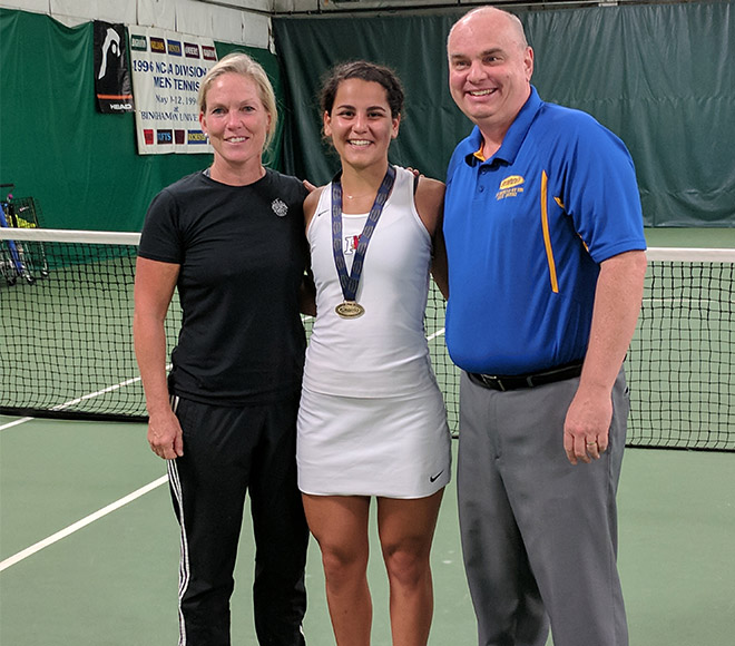 Mitsoglou honored with SUNYAC Elite 20