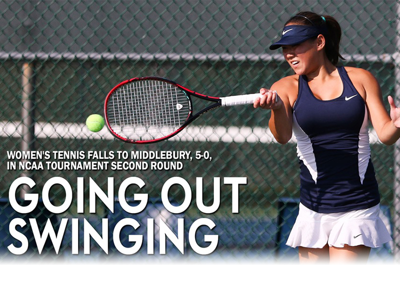 Geneseo women's tennis falls to Middlebury, 5-0, in NCAA Tournament Second Round