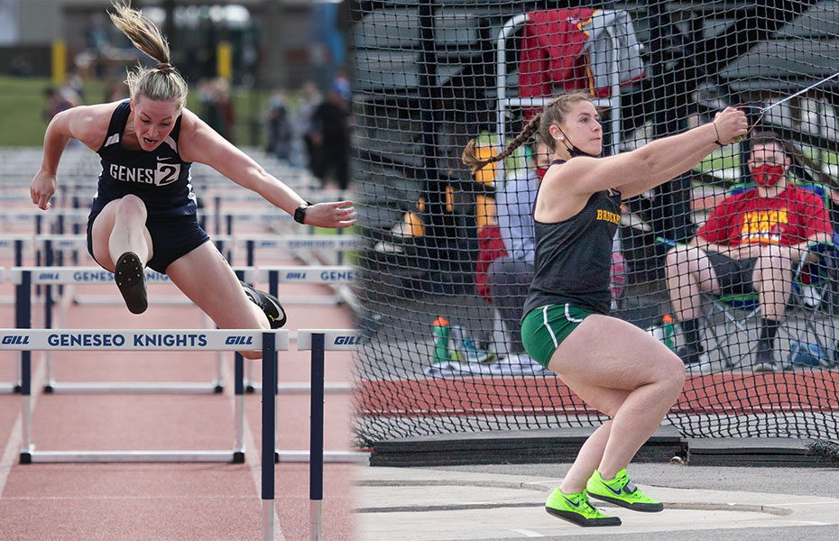 Lavarnway and George honored with Women's T&F Weekly Awards