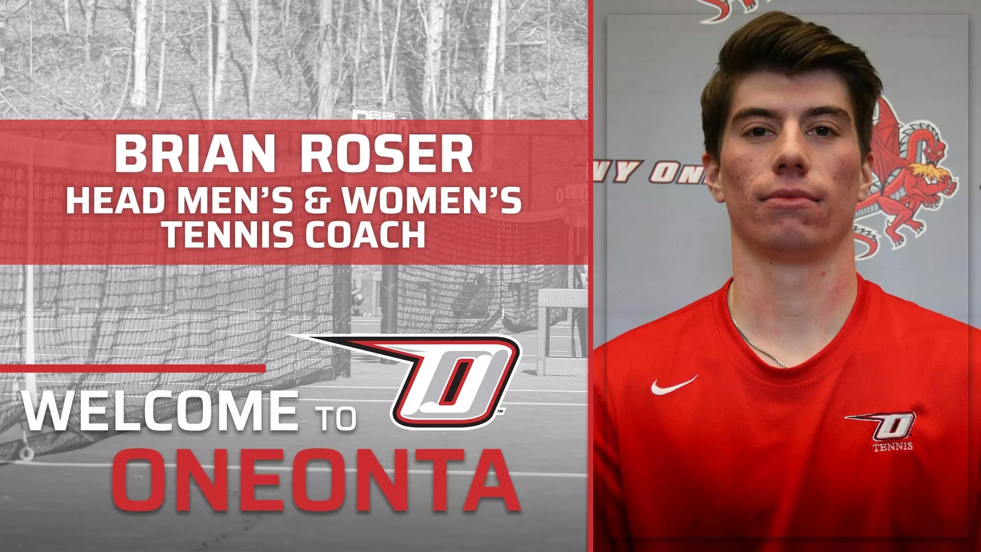 Roser Elevated to Oneonta Men's & Women's Head Tennis Coach